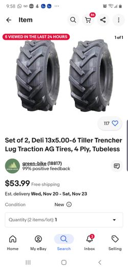 Tires For Tiller