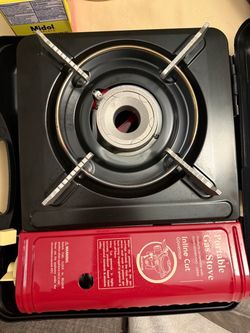 Portable Single Burner Gas Stove with lighter and gas