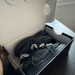 Nike Air Jordan 1 Retro Low OG Travis Scott Black Phantom TD Size 5C DO5441-001