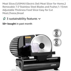 Electric Deli Meat Slicer 