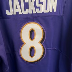 Lamar Jackson Purple XL Jersey