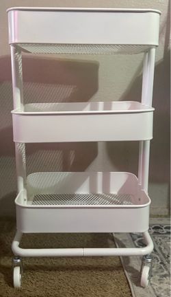 Ikea white RASKOG cart