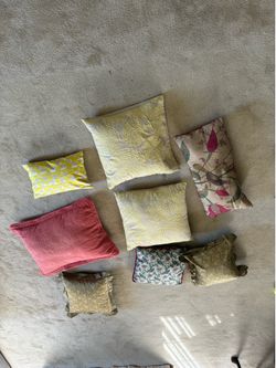 8 pillows