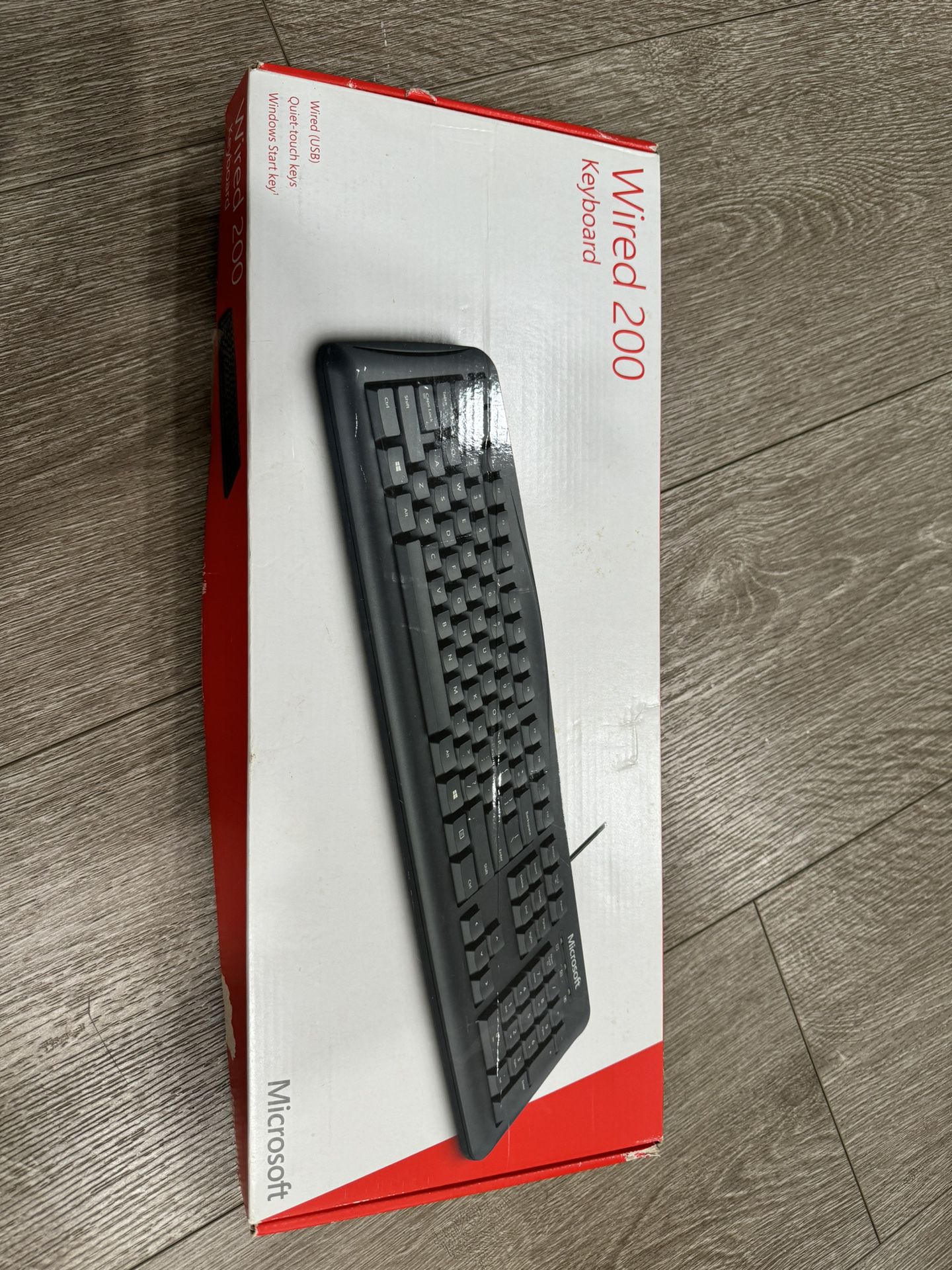 Black Wired Keyboard