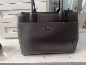 Grey coach bag