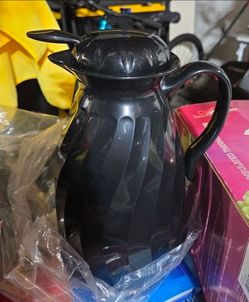 Connosserve Coffee Jug Vacuum Insulated Black Beverage Server Coffee Butler By Kinox  70 Oz 2.0 L Stainless Steel Vacuum Liner