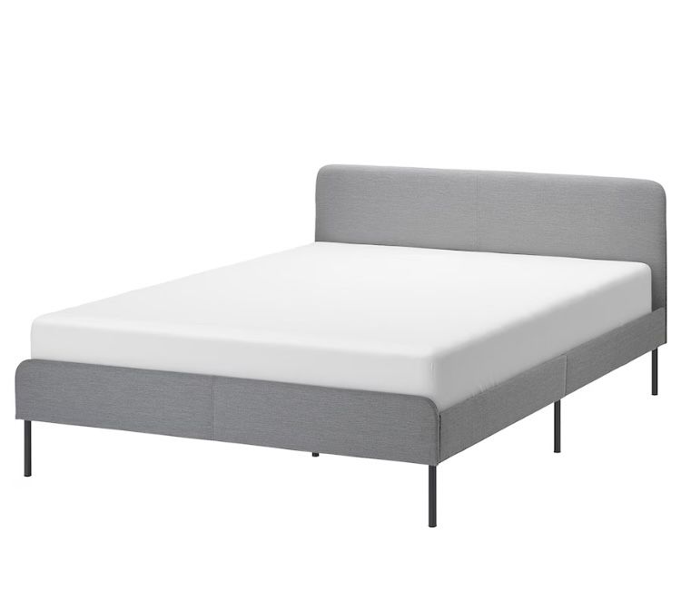 Queen Size IKEA Grey Bed Frame