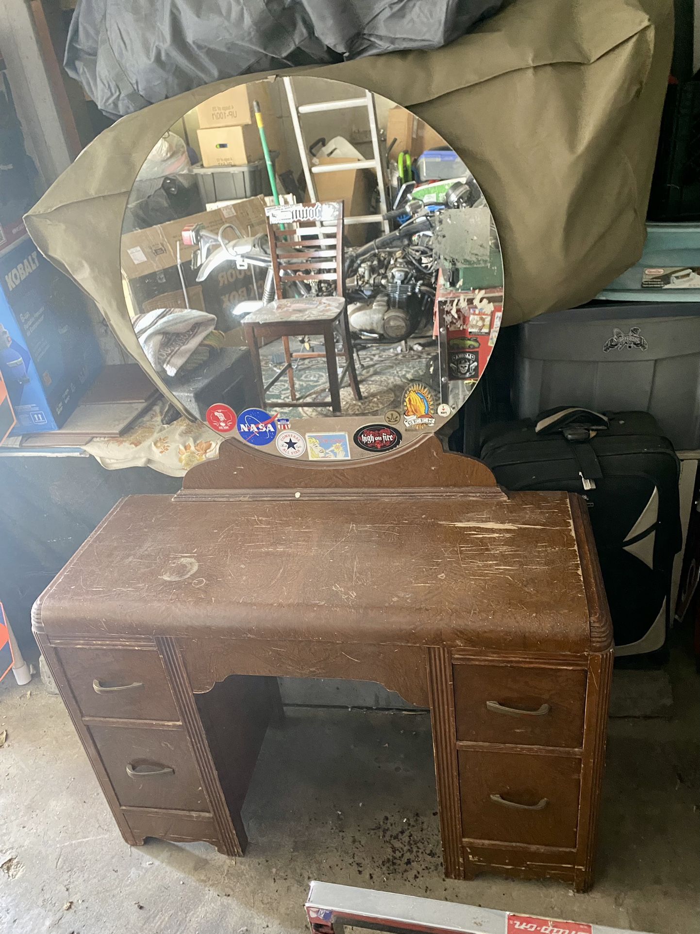 Antique Art Deco Vanity