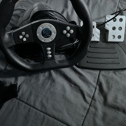 Ps2 Steering Wheel Set 