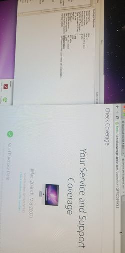 IMAC 20" Mid 2007