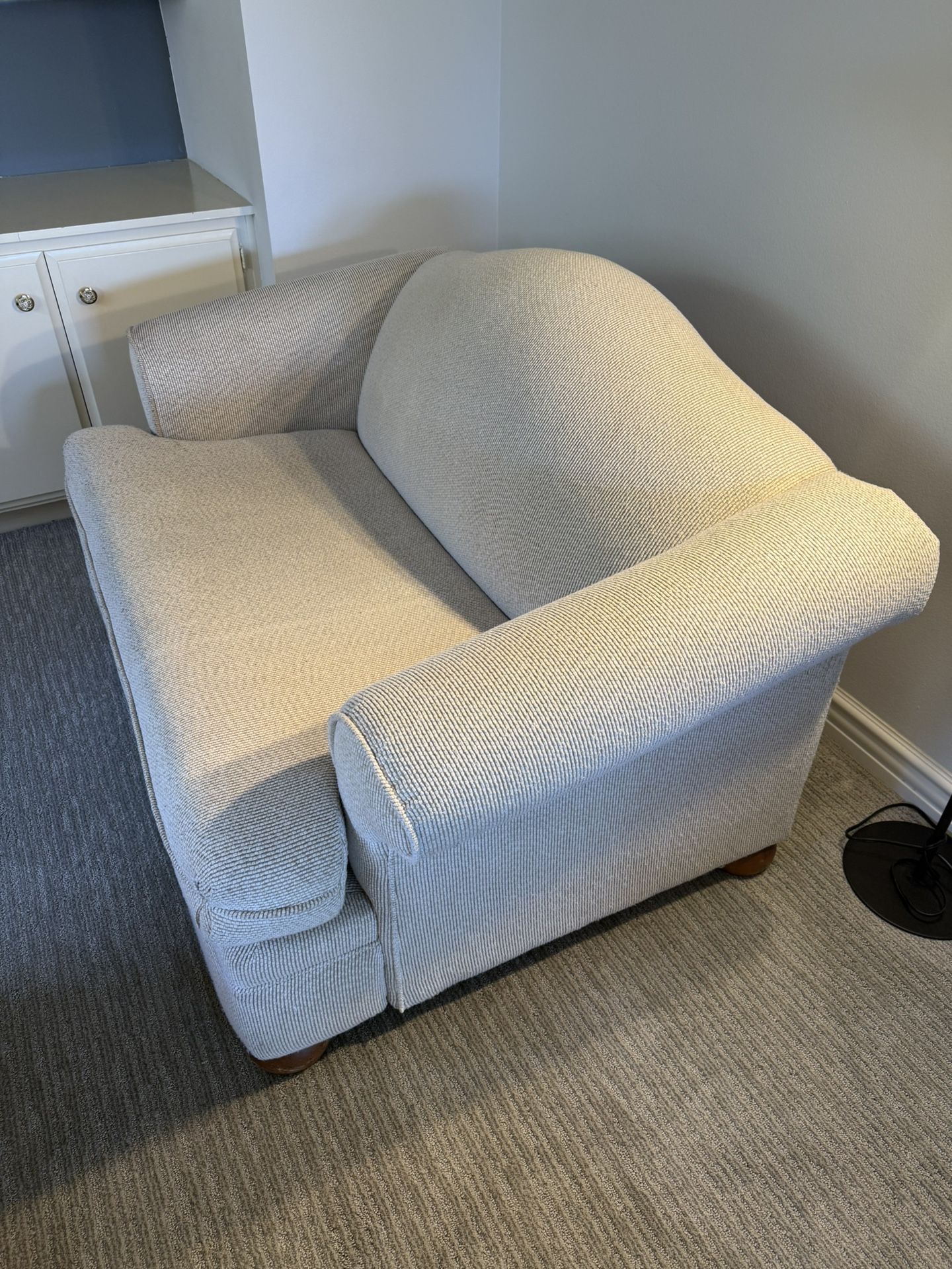Mid Century Loveseat Sofa With Bed