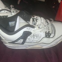  Air Jordan 4 Retro GS 'DIY' sneakers 4.5 Youth