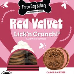 ee Dog Bakery Red Velvet Lick'n Crunch (13oz)