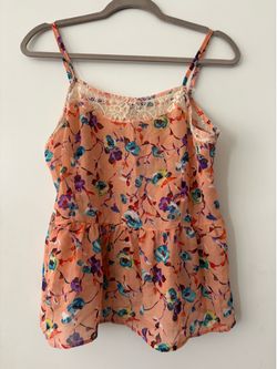 Flower print top