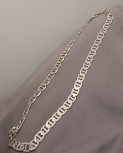 MARINER SILVER PLATED CHAIN