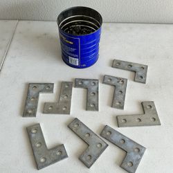 4 Hole L Corner Flat Angle Plate Brackets