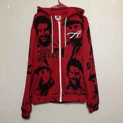 Red Asaali Cartel Zip Up