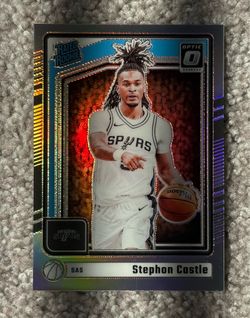 Spurs RC Stephon Castle Holo + Green Seismic