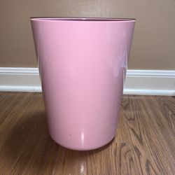 Cute Pink Trashcan 