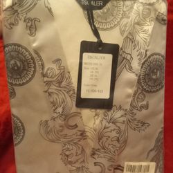 XL Escalier Women's Silk Robe