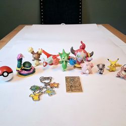Pokemon Random Toy Figurine Lot Of 13 Random Things 