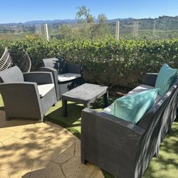 Patio Furniture Set With Cushion