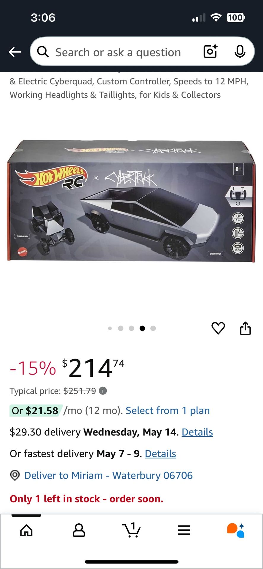 Hot Wheels Remote Control Car