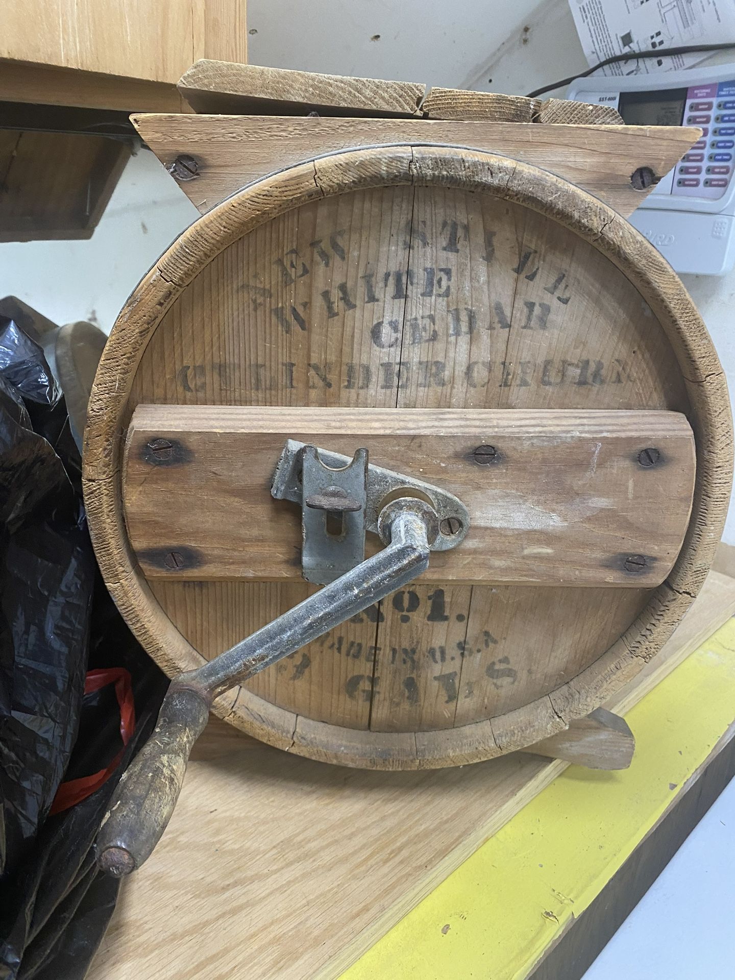Antique Butter Churn X2