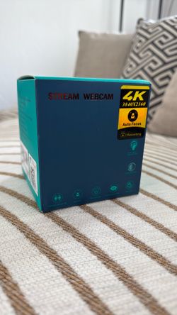 New webcam - 4k