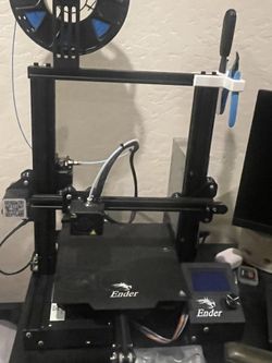 Creality Ender-3 3D printer & 4 Spools of Filament