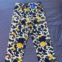 Market Studios Camo Smiley Pants Sz30