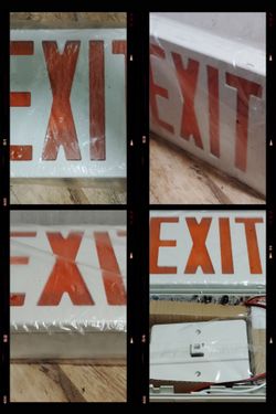 Electric EXIT Sign