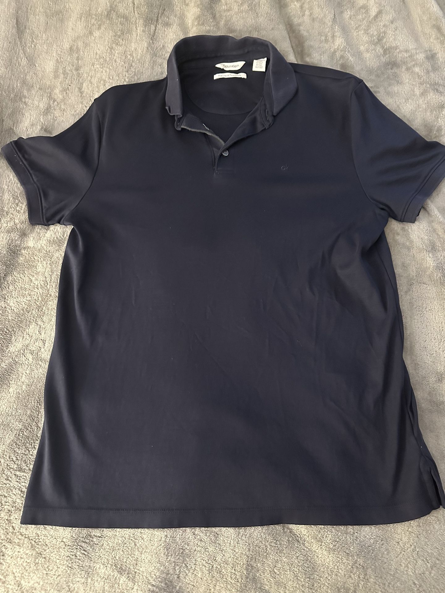 Calvin Klein Dark Blue Polo Shirt (men’s Small)