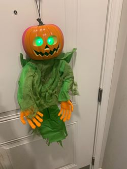 Halloween Hanging Pumpkin Ghost Decoration