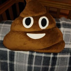 Poop Emoji Stuffed Pillow