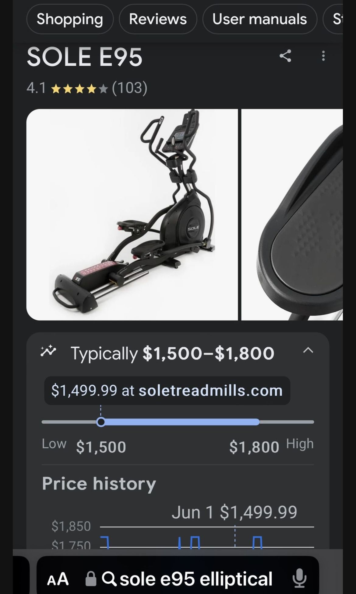 Elliptical Workout Machine