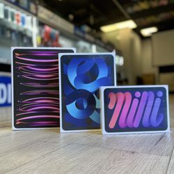 iPad Mini, iPad Air & iPad Pro Available 