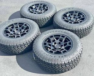 TRD PRO Style 17inch NEW wheels 17"  Rims and Tires Toyota Tacoma 4Runner FJ Cruiser Tundra Sequoia Lexus 265/70R17 GX460 285/70R17