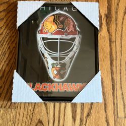 Chicago Blackhawks Framed Goalie Mask 