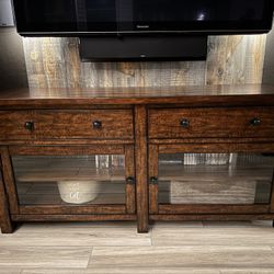 Rustic Mahogany TV and Media Console