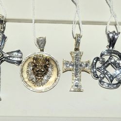 Pendants Charms Medallions Diamonds Dijes Pendientes Medallas Diamantes