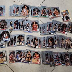 NBA Hoops 1990 Lot of 200+ Basketball Cards LT2