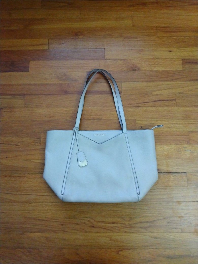 Pale Pink MK Michael Kors Whitney Tote Bag Purse