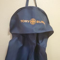 TORY BURCH Navy Blue Canvas Zip Garment Bag  53" X 24"