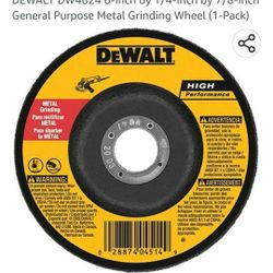 DW4624 6" Metal Grinding Wheel
