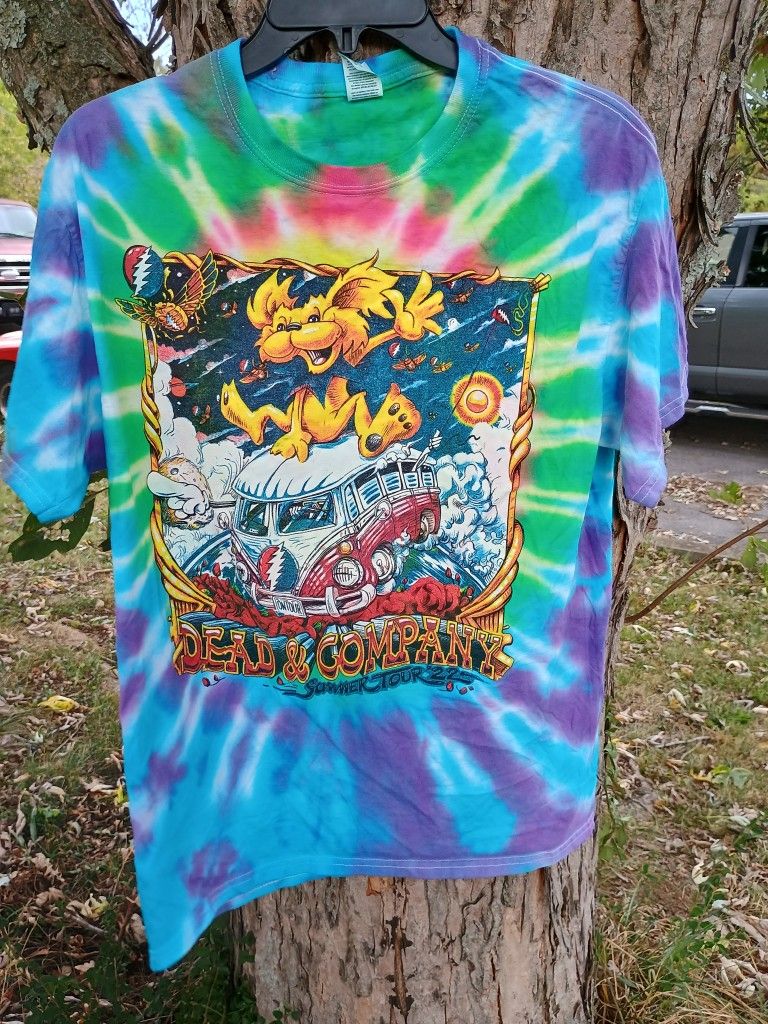 Dead and Company 2022 Summer Tour Tie Dye M Shirt