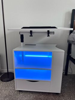 Mesa de Noche con Luz  LED