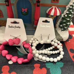 Earring And bracelet set