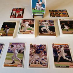 1990, 91, 92, 93 Upper Deck Baseball Cards Lot, 160 Cards