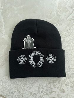 Chrome Hearts Black Knit Beanie